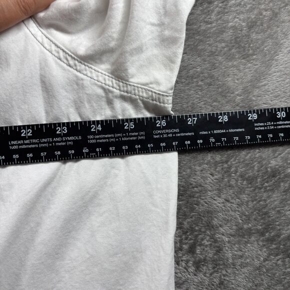 True Religion Men Pearl Snap Shirt Western Boho Short Sleeve White 3XL F169 - Picture 8 of 13